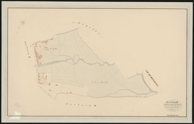 Bernay. Section H _ de la Porte de Rouen et des Agricoles _ 2e et dernière Feuille