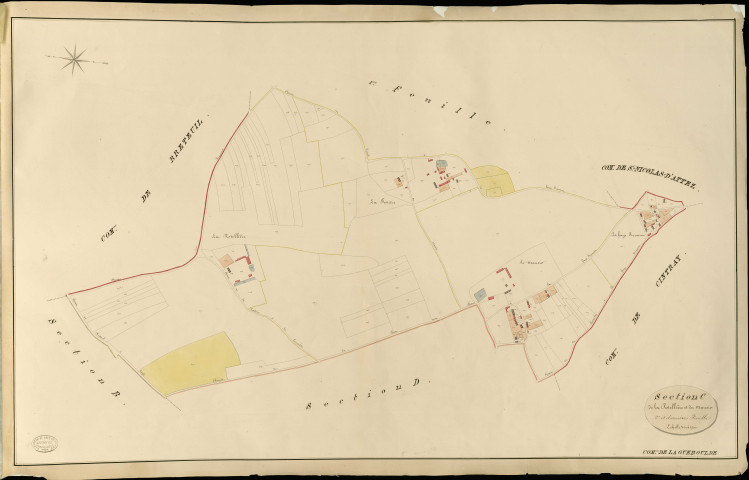 Guéroulde (La). Section C _ de la Rotellière et du Manoir _ 2e et dernière Feuille
