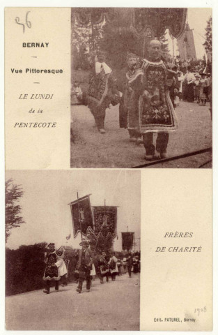 Bernay. Le Lundi de la Pentecôte-Frères de Charité.
