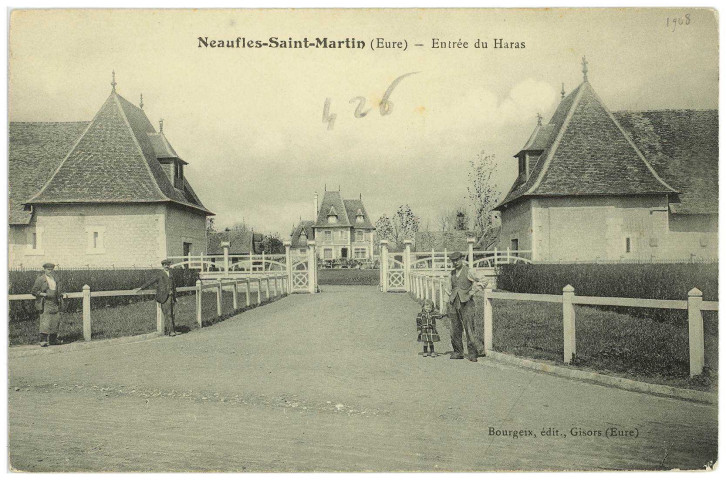 Neaufles-Saint-Martin. Entrée du Haras.