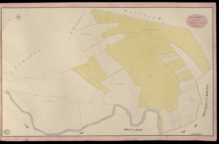 Dangu. Section C _ du Village _ 3e et dernière Feuille