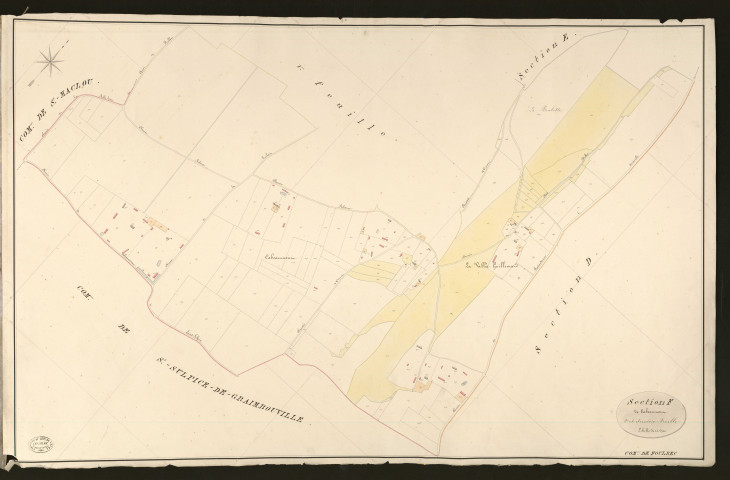 Foulbec. Section F _ de Cabeaumont _ 2e et dernière Feuille