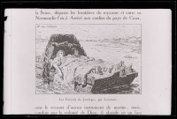 Abbaye Saint-Pierre de Jumièges (Seine-Maritime), esquisse "La Légende des Énervés" par Luminais.