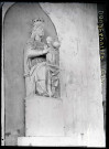 Statue de Vierge à l'enfant de l'église de Doudeauville-en-Vexin (Eure).