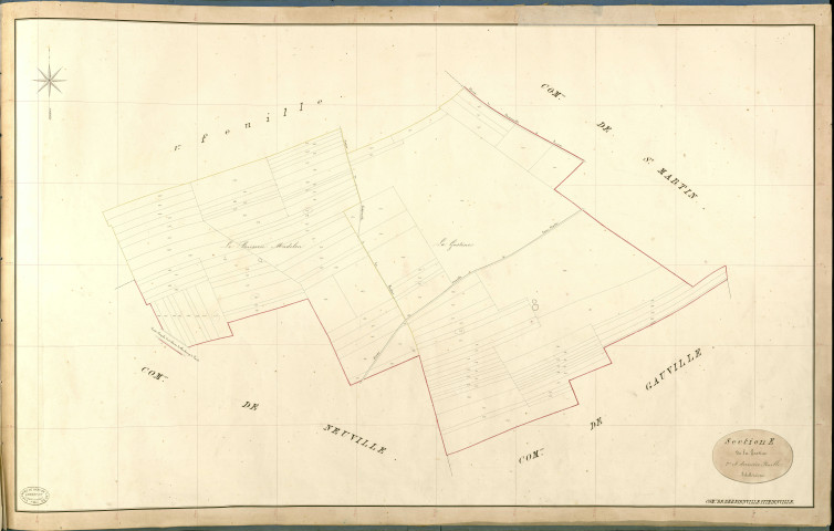 Bernienville. Section E _ de la Gastine _ 2e et dernière Feuille