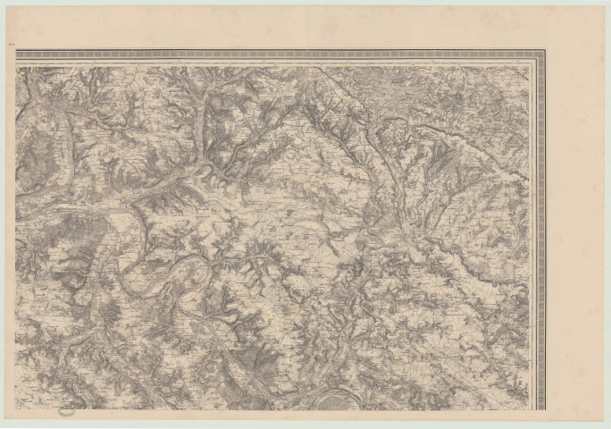 Département de l'Eure. Extrait de la carte topographique de la France Feuille 2