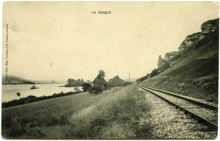 Roquette (La). [Voie ferrée près de la Roquette].