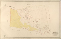 Sainte-Croix-sur-Aizier. Section C _ de l'Eglise et des Bois de Fécamp _ 1re de 2 Feuilles