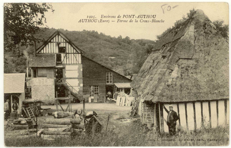 Authou. Ferme de la Croix-Blanche.