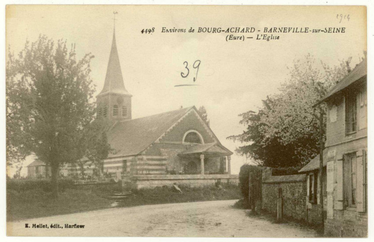 Barneville-sur-Seine. L'église.
