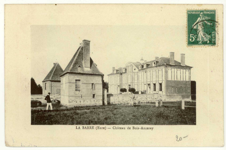 Bois-Anzeray. Château de Bois-Anzeray.