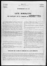 MOUETTES 1936