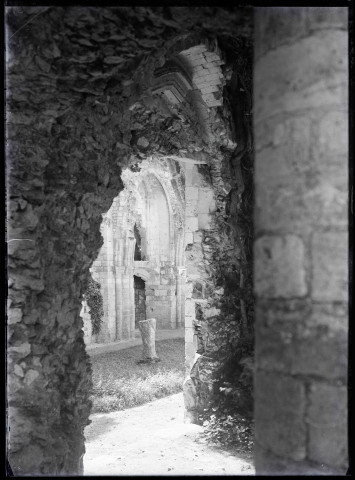 Ruines et vestiges de l'abbaye de Jumièges (Seine-Maritime).