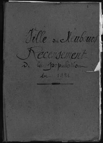 NEUBOURG(LE) 1921