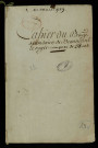Lettre du syndic de Saint-Melain-du-Bosc au lieutenant du bailliage de Beaumont pour remboursement des frais faits à Beaumont.
