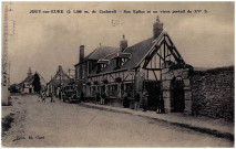Jouy-sur-Eure. Jouy-sur-Eure (à 1,500 m de Cocherel) - Son Eglise et un vieux portail du XVe siècle.