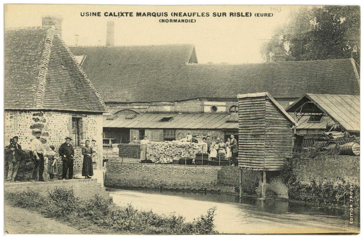 Neaufles-sur-Risle. Usine Calixte Marquis (Neaufles sur Risle).