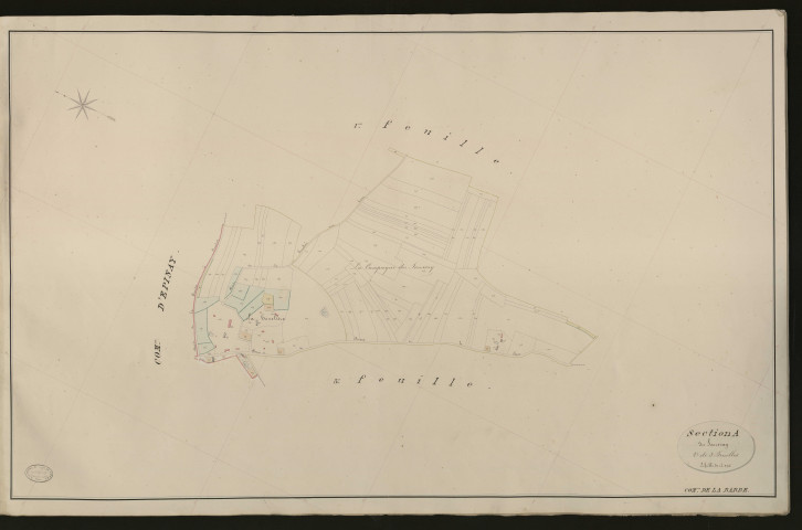 Barre-en-Ouche (La). Section A _ du Saussay _ 2e de 3 Feuilles