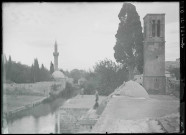 Vue sur les toits de la mosquée d'Ourfa (Turquie).
