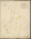 Courdemanche. Tableau d'assemblage _ du Plan Parcellaire de la Commune de Courdemanche _ Canton de Nonancourt - Evreux - Eure. _ Terminé sur le Terrain le 10 Novembre 1829, sous l'administration de M. Le Vicomte Raymond Delaitre, Préfet _ M. Duval, Maire _ et sous la Direction de M. Marel, Directeur des Contributions directes _ M. Hautier, Géomètre en Chef. _ Par M. Letailleur, Géomètre de 1re classe.