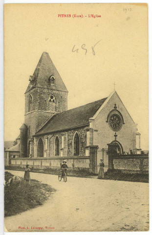 Pîtres. L'Eglise.