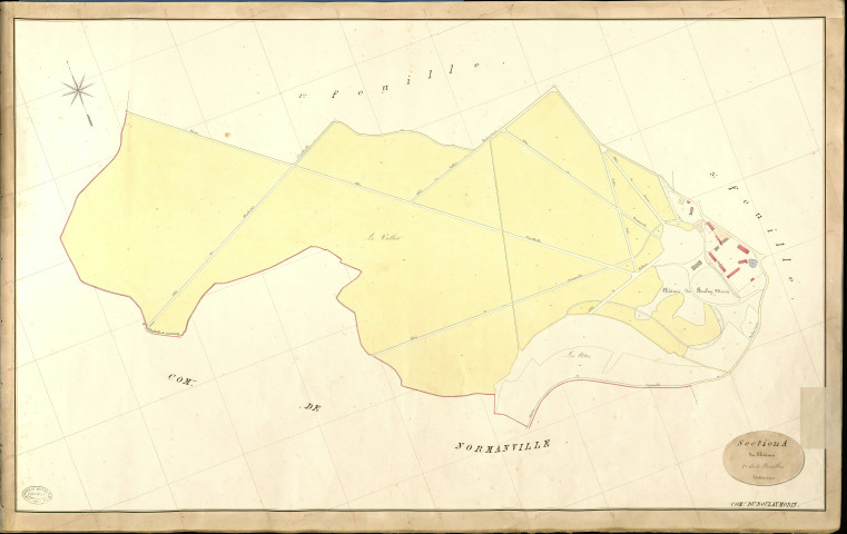 Boulay-Morin (Le). Section A _ du Château _ 2e de 3 Feuilles