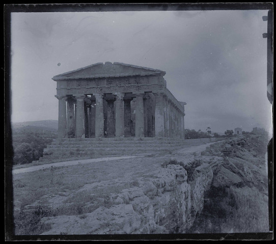 Temple de la Concorde dans la vallée de l'Agrigente en Sicile (Italie).