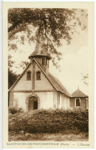 Saint-Ouen-de-Thouberville. L'Eglise.