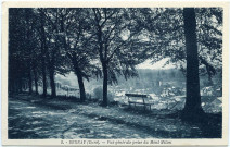 Bernay. Vue générale prise du Mont Milon.
