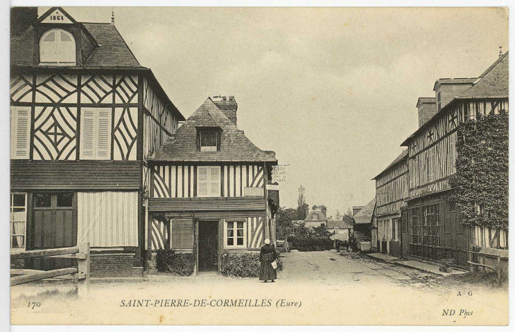 Saint-Pierre-de-Cormeilles. Le Bourg.