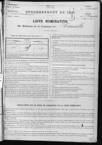 HAUVILLE 1891
