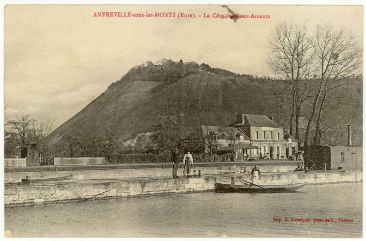 Amfreville-sous-les-Monts. La Côte des Deux-Amants.