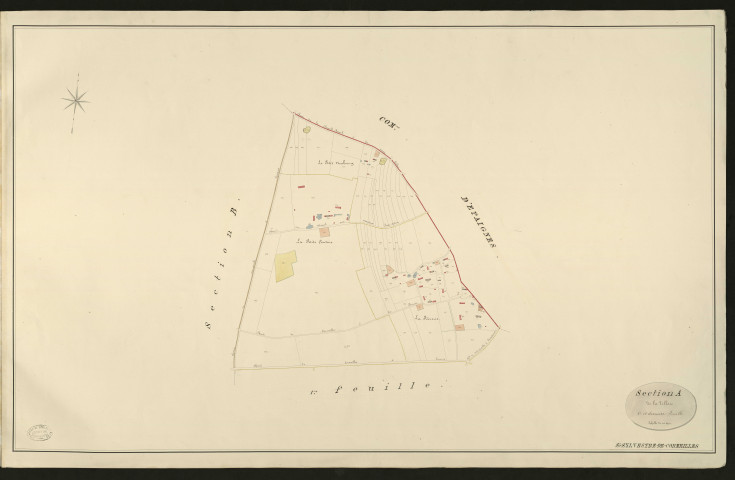 Saint-Sylvestre-de-Cormeilles. Section A _ de la Tillaie _ 2e et dernière Feuille