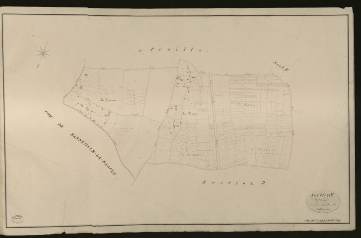 Saint-Pierre-du-Val. Section E _ du Mesnil _ 2e et dernière Feuille