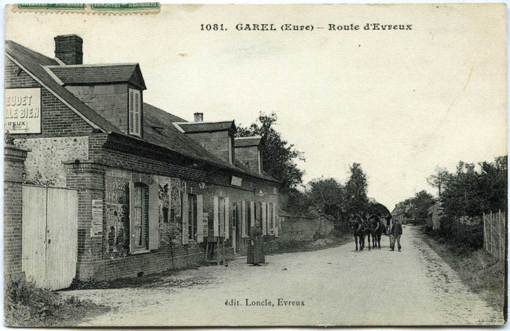 Plessis-Grohan (Le). Garel - Route d'Évreux.