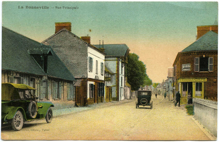 Bonneville-sur-Iton (la). Rue Principale.