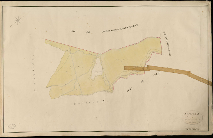 Vernon. Section A _ des Esserqueux _ 2e et dernière Feuille