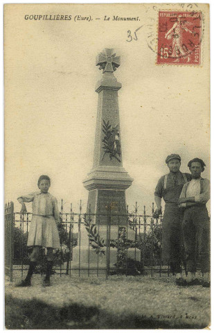 Goupillières. Le Monument.