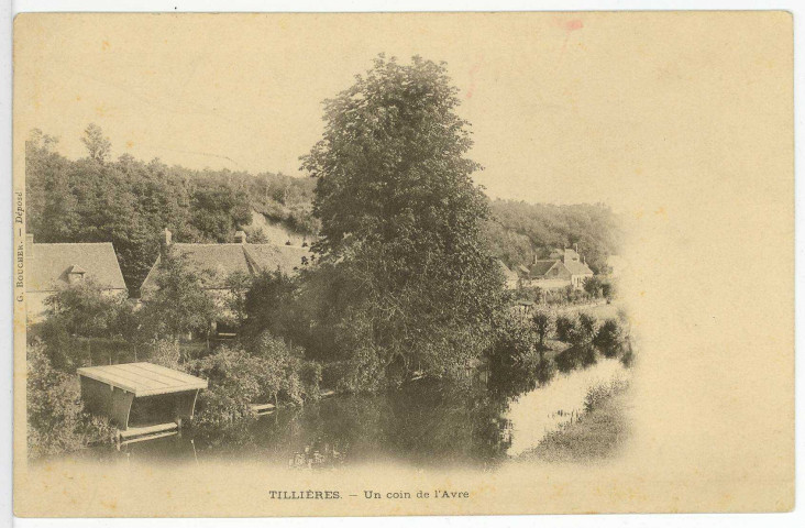 Tillières-sur-Avre. Un coin de l'Avre.