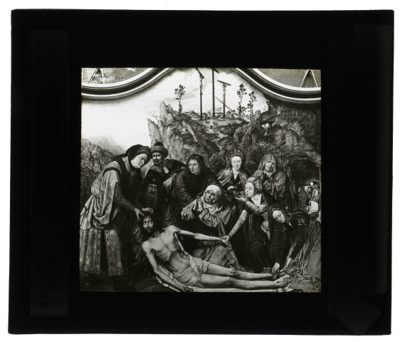 Musée d'Anvers (Belgique), tableau de Quentin Metsys « la Mise au tombeau ».