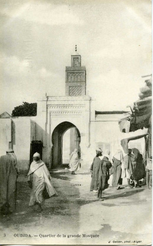 OUDJA. - Quartier de la grande Mosquée