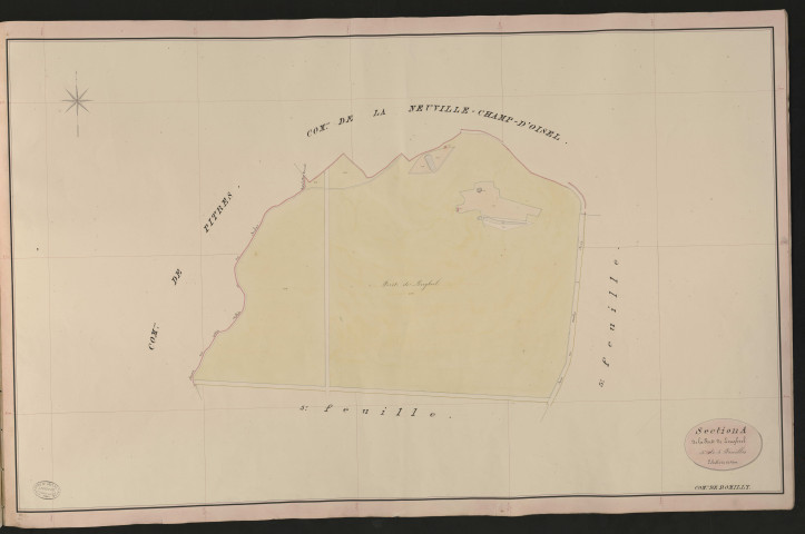 Romilly-sur-Andelle. Section A _ de la Forêt de Longboel _ 4e de 5 Feuilles