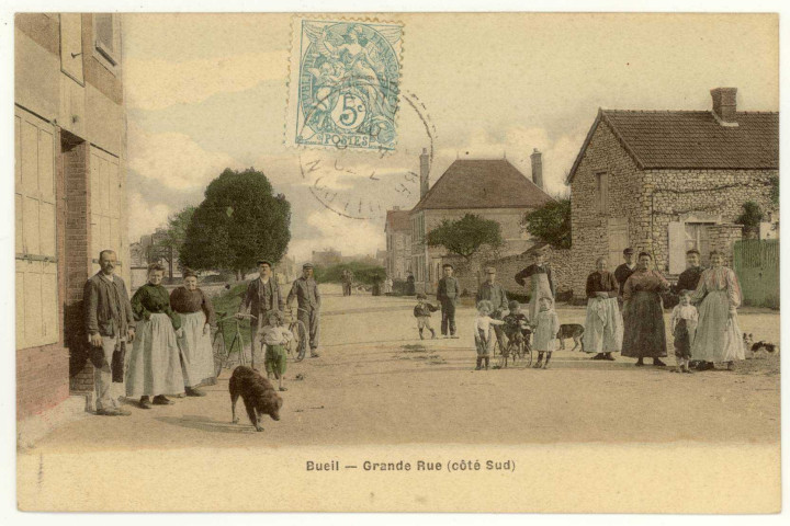 Bueil. Grande rue (côté Sud).