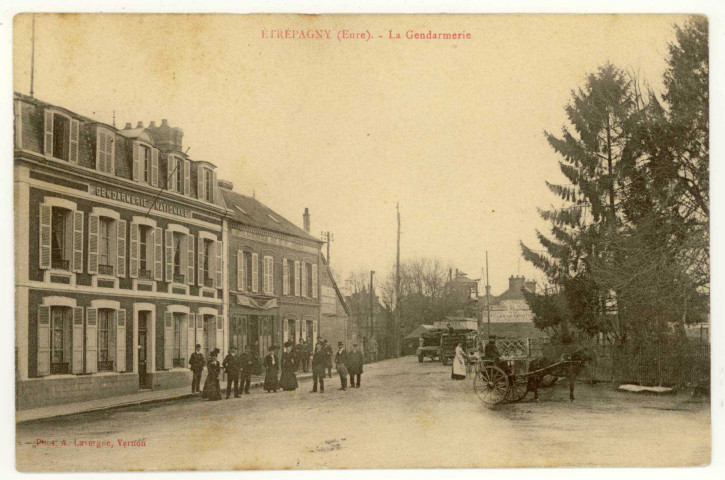 Etrépagny. La Gendarmerie.