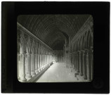 Abbaye du Mont-Saint-Michel (Manche), cloître côté nord.