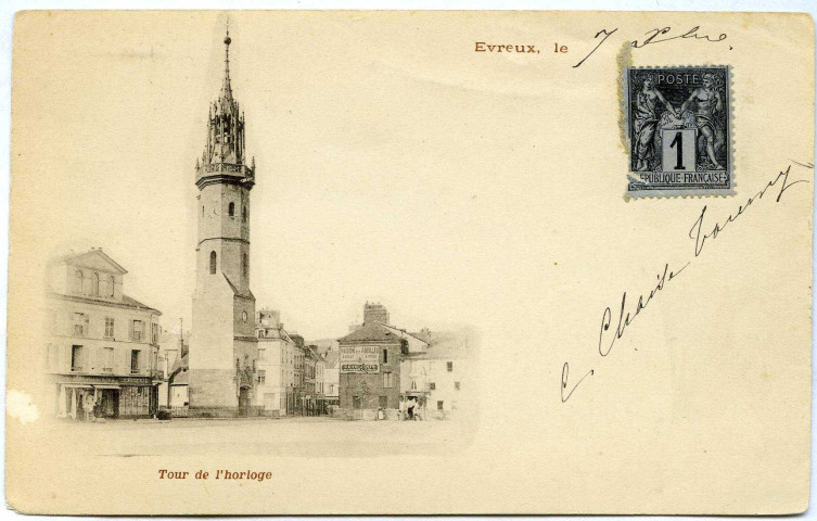 Evreux-Ville. Tour de l'Horloge.