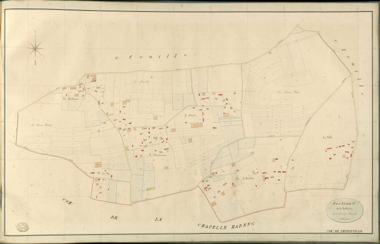 Thiberville. Section C _ de la Bulletière _ 3e et dernière Feuille