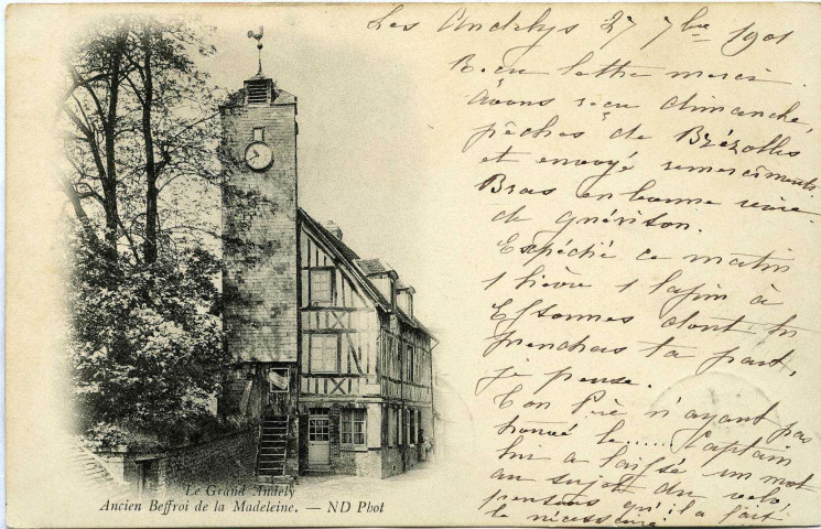 Andelys (Les). Le Grand-Andely. - Ancien beffroi de la Madeleine.