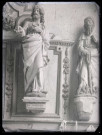 Église de La Pyle (Eure), statues de Saint-Joseph et de Saint-Antoine.