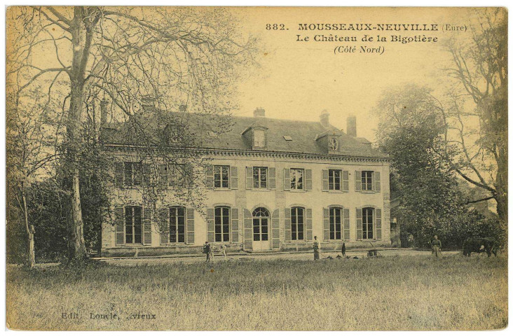 Mousseaux-Neuville. Château de la Bigottière.